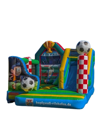 Fußballstar Hüpfburg